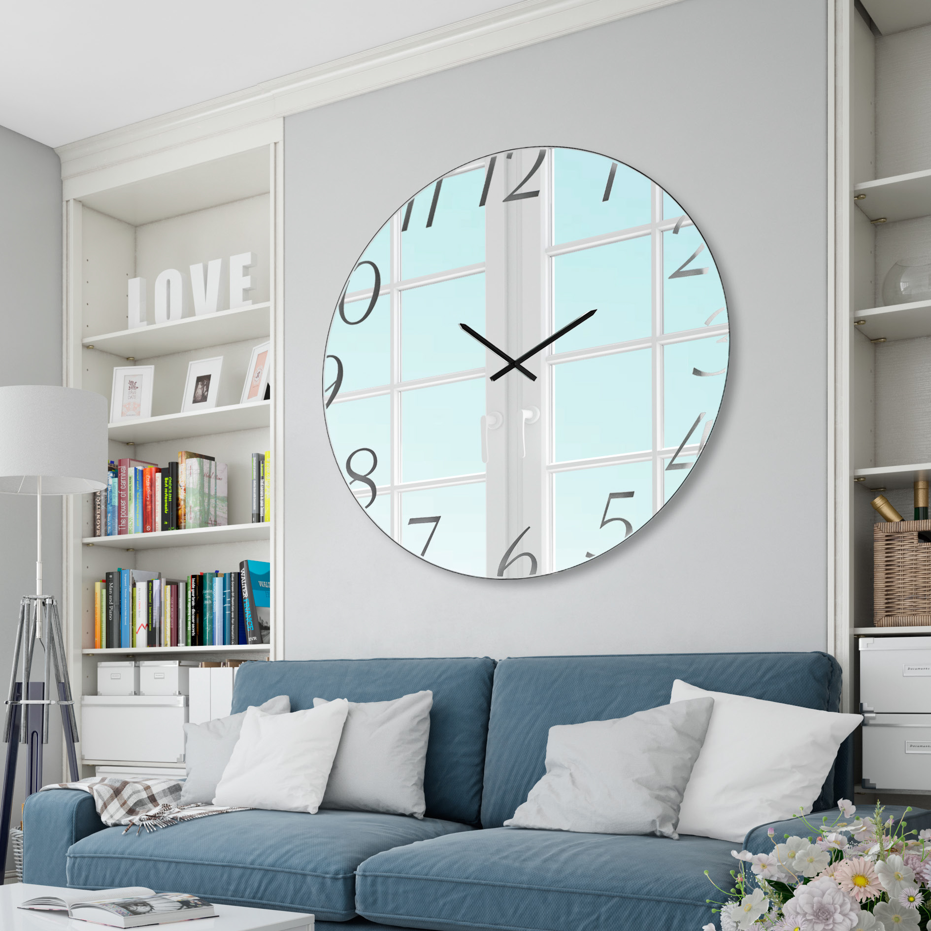 Milano-S006 Zegar Milano śr.90cm